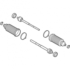 Steering rod left Ford Mustang mk6 15- R18, R19x8, R19x8.5