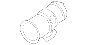 Porsche Cayenne 19-26 3.0T exhaust pipe with catalytic converter