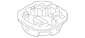 Foam plastic for Kia Optima 11-15 tool under R17