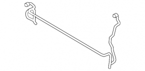 Radiator Cooling Hose BMW 5 F10 11-16 3.0T