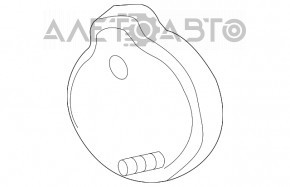 Ford Escape MK3 17-19 Front Bumper Tow Hook Cap
