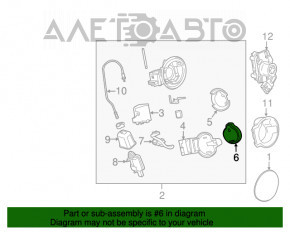 Ford Escape MK3 17-19 Front Bumper Tow Hook Cap