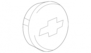 Center cap for Chevrolet Volt 11-15 disk scratches