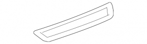 Mercedes CLA 14-19 rear right door sill trim, black