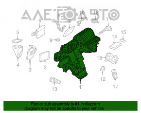 Heater assembly Mercedes X164 GL