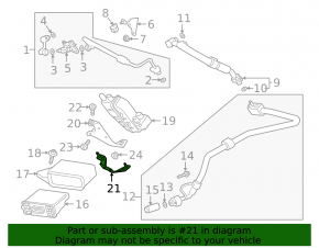 Audi E-Tron 19-23 heater bracket lower part
