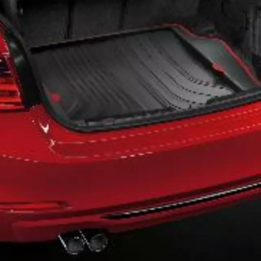 Trunk mat for BMW 4 Series F32 14-20 Coupe, black rubber, Sport
