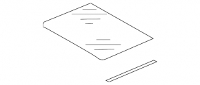 Glass hatch Audi Q5 8R 09-12 rear