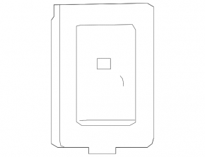 BMW i3 14-20 Fuel Filler Door Release Button