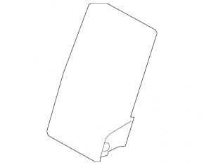 Kia Optima 11-15 rear seat back armrest, gray velour, water damage
