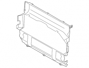 Porsche Cayenne 958 15-18 radiator duct rear