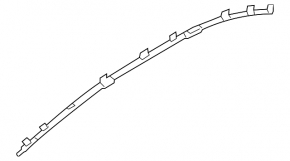 Airbag airbag side curtain left Subaru XV Crosstrek 18-23