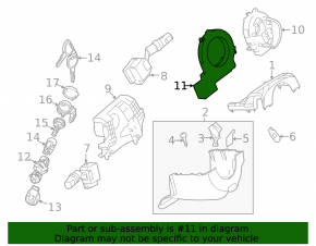 Mazda3 MPS 09-13 Steering Angle Sensor