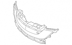 Mazda3 MPS 09-13 Front Bumper Lower Grille