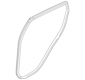 Door seal rear right Ford Fiesta 11-19 5d
