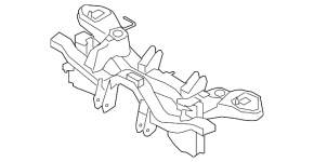 Mazda CX-7 06-09 rear subframe rusty