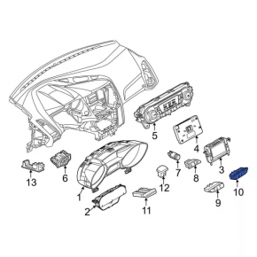 Steering column switch left Ford C-max MK2 13-18