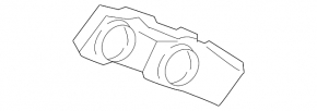 Front bumper mount, right, Ford Mustang mk6 15-17