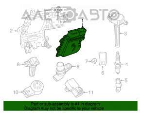 ECU engine computer Fiat 500X 16-18 2.4
