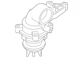 Thermostat housing Audi Q7 4L 10-15
