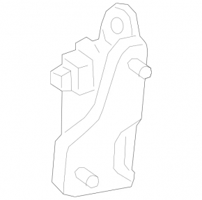 Door hinge lower rear left Mercedes GLA 14-20