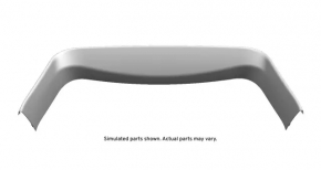 Upper tailgate trim for GMC Terrain 10-17, black, scratches, dents