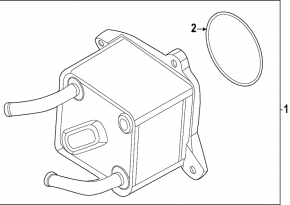 Nissan Rogue 22-24 1.5T Automatic Transmission Oil Cooler