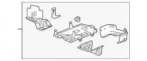 Battery area for Chevrolet Malibu 16-type1