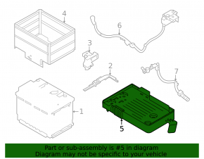 Nissan Sentra Battery Tray 20-23