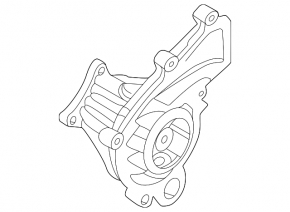 Hyundai Sonata 20-23 HEV water pump with pulley