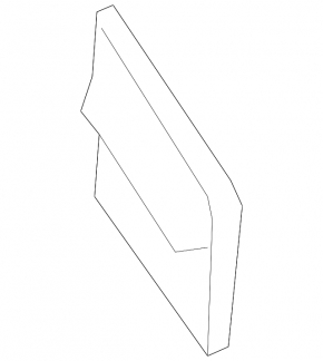 Volvo XC90 20-25 Front Bumper Tow Hook Cap Type 1