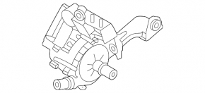 Cooling pump VVB Hyundai Ioniq 5 22-24 with bracket