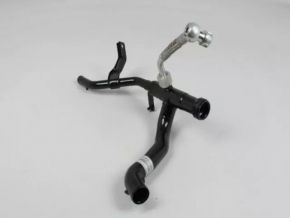 Metal cooling hose from a Fiat 500 12-17 water pump without a tube