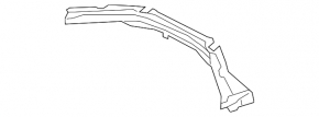 Front strut bar center trim for Audi A6 C7 16-18