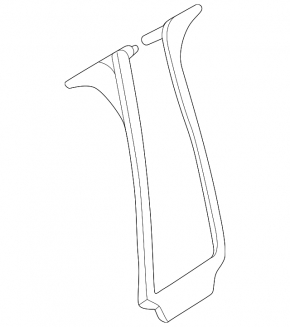 Seal for the center pillar trim, outer left BMW i4 22-26