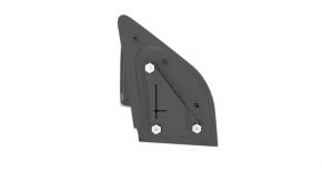 Left side mirror assembly Jeep Compass 11-16 mechanical, structure, scratches