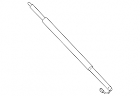 Left tailgate shock absorber for BMW X4 G02 19-25 with electric drive