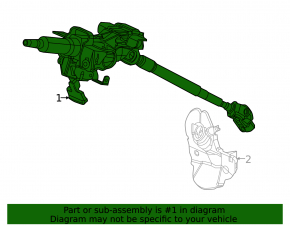 Steering column Acura ILX 13-15 prerest