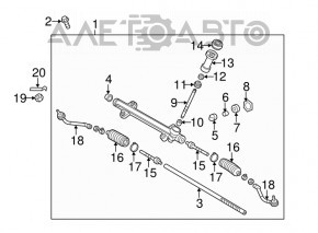 Steering rod left Kia Optima 11-15 CTR