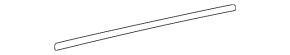 Upper rear right door molding Nissan Rogue 21-23 chrome