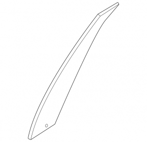 Nissan Ariya 23-25 front side door trim, rear right