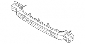Rear Bumper Reinforcement Hyundai Ioniq 17-22 HEV, PHEV