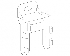 Parking sensor bracket rear bumper Lexus ES350 07-12