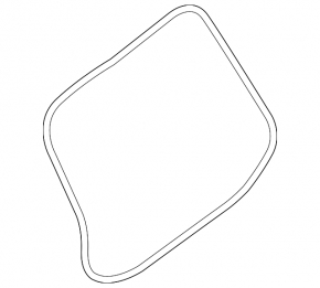 Rubber Seal Trunk Door Nissan Rogue 14-20