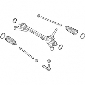 Ford Fiesta 11-19 Power Steering Rack