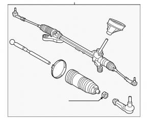 Steering rack Ford Fiesta 11-19