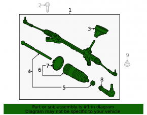 Steering rack Ford Fiesta 11-19
