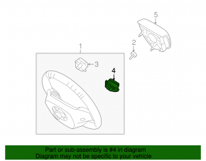 Ford Fiesta 11-19 Steering Wheel Buttons