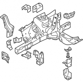 Front right quarter Ford Explorer 11-15