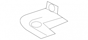 Lincoln Nautilus 19-23 Hood Lock Bar Bracket